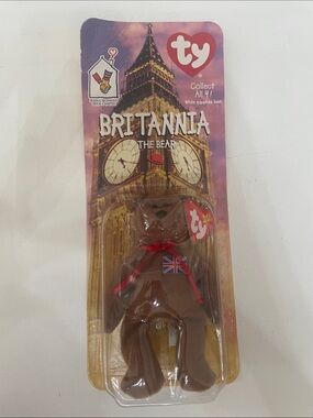Ty Beanie Babies Brittania McDonald’s Toy DOB 1997 Collectible Vintage